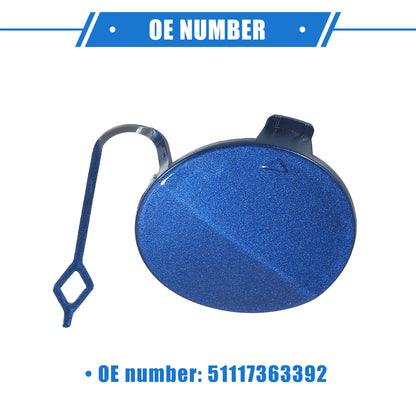 Tow Hook Eye Hole Cover Cap for BMW F32 F33 F40 (2012-2020) - Blue Front Right