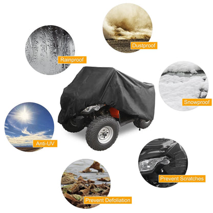 79" ATV Cover for Polaris & Honda Quad 4 Wheelers Waterproof