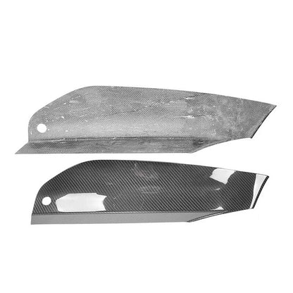 Carbon Fiber Front Bumper Upper Air Vent Lid Cover Trim for BMW M5 F90 2018-20