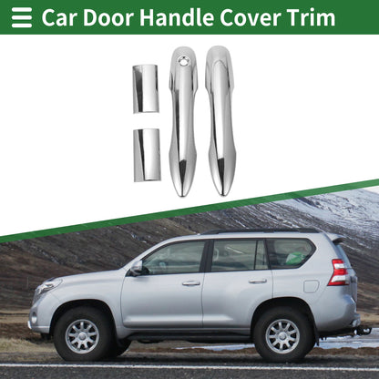 Silver Tone Door Handle Cover Trim for Toyota HiAce (2005-2023)