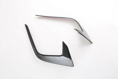 Front Fog Light Eyelid Carbon Fiber Cover Trim for Honda Civic Sedan (2022-2023)