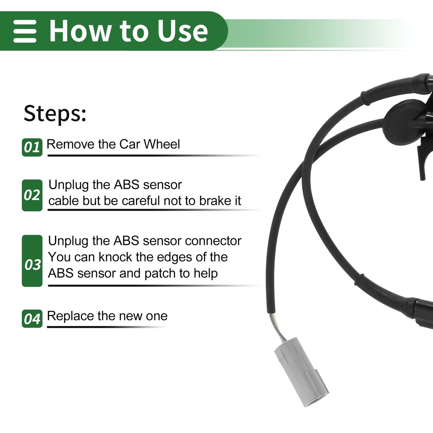 ABS Wheel Speed Sensor for Mazda Protege (2001-2003)