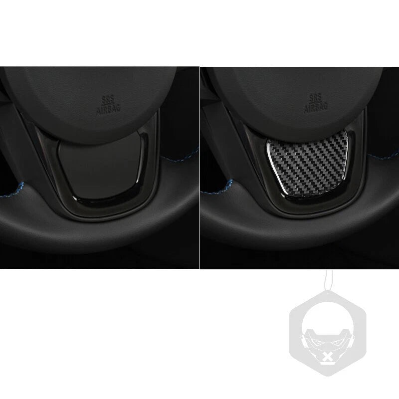Carbon Fiber Steering Wheel Chin Cover Trim for Toyota Supra A90 2019-2022