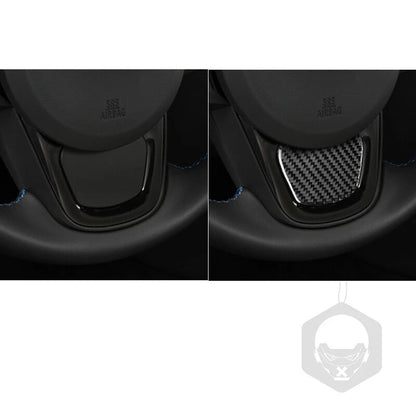 Carbon Fiber Steering Wheel Chin Cover Trim for Toyota Supra A90 2019-2022