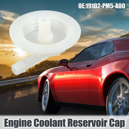 Engine Coolant Overflow Reservoir Tank White Cap for Honda Accord