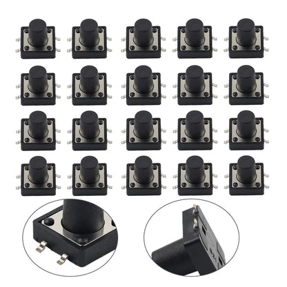 20 x 12x12x11mm Micro Momentary Tactile Push Button Switch for Various Models