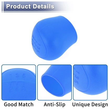Blue Silicone Gear Shift Knob Cover for Ford C-Max (2007-2021)