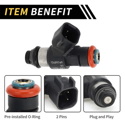 Fuel Injector 12-Holes Plastic Black for GMC Yukon (2010-2014)