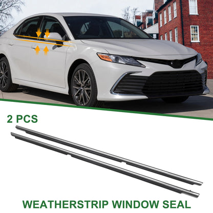 Weatherstrip Window Seal 2 x Rear Left & Right for Toyota Camry