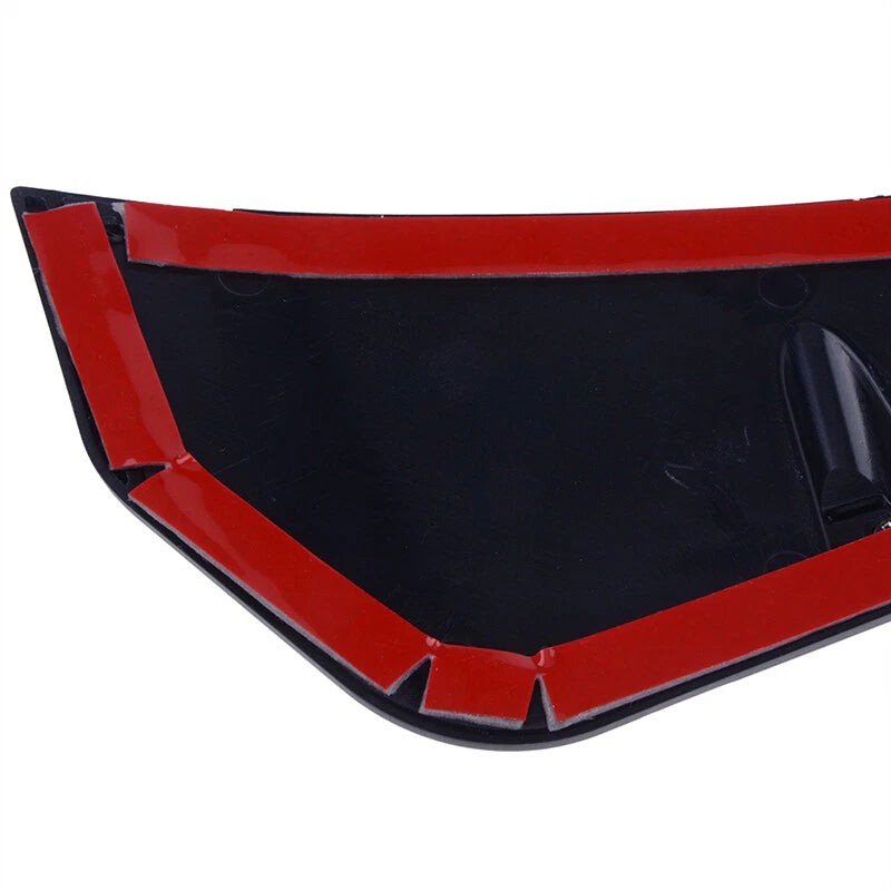 Gloss Black ABS Side Fender Vent Air Wing Cover Trim for 2016-2021 Honda Civic