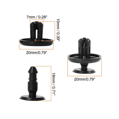20 x Car Rivet Clips Retainer Fasteners for Lexus Toyota