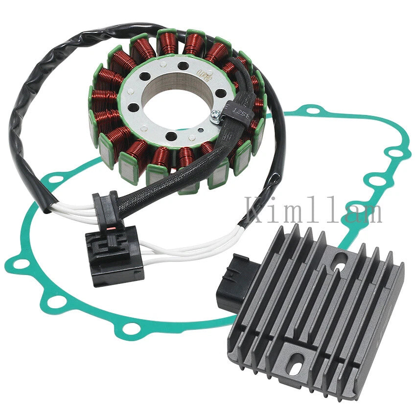 Stator Coil, Regulator, Gasket for Kawasaki ZR750 Z750, ZR1000 Z1000 (07-12)