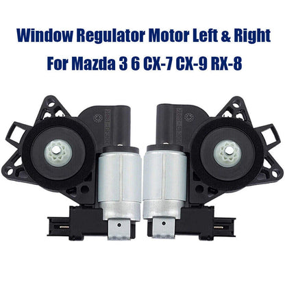 Window Regulator Motor  Front Left & Right for Mazda 3 6 CX-7 CX-9 RX-8 (2003-2009)