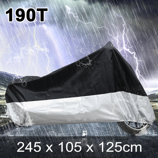 XL Motorcycle Cover Outdoor Waterproof UV Protection for Make Model