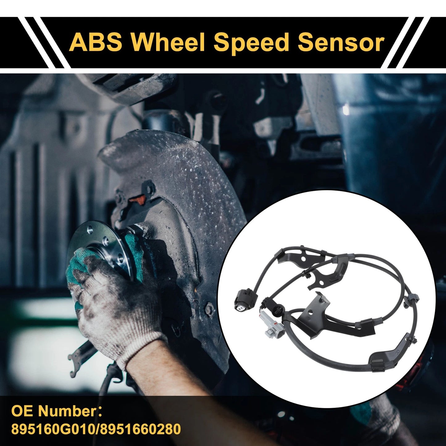 ABS Wheel Speed Sensor for Toyota 4Runner Front Right (2003-2009)
