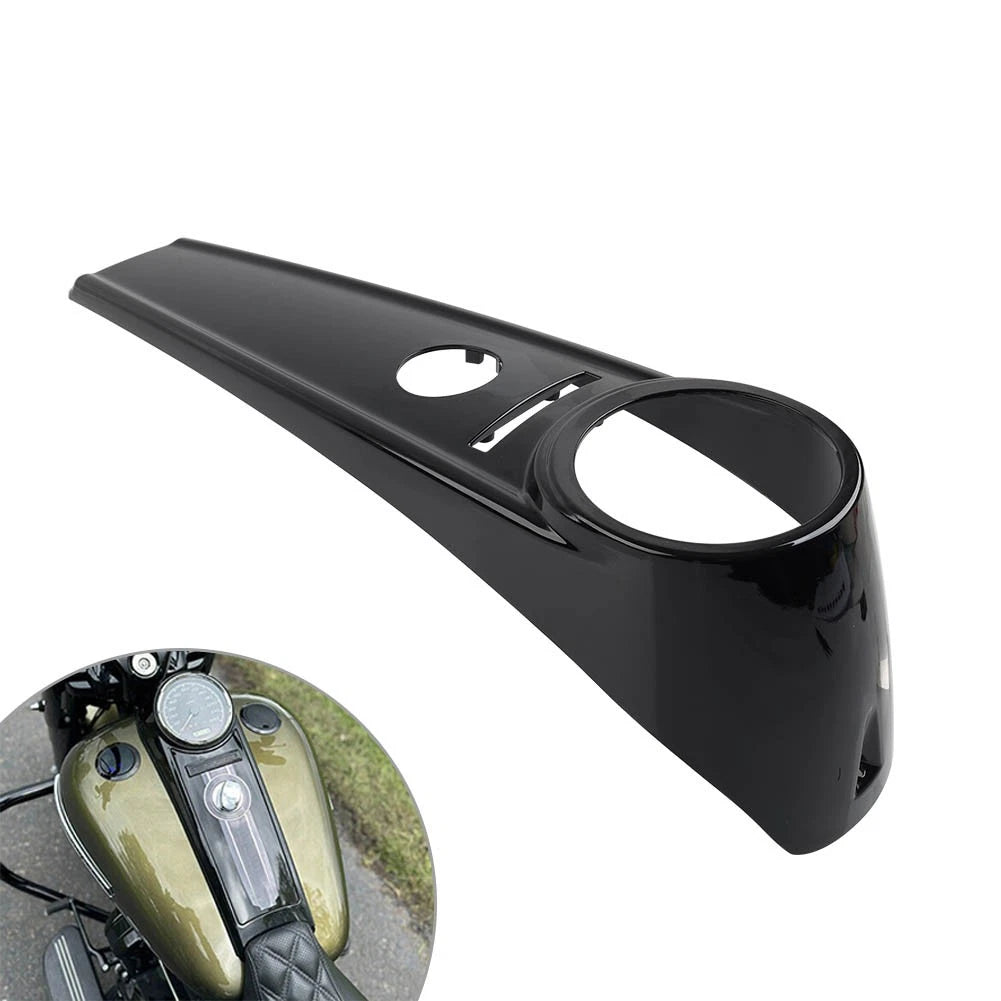 Fuel Console Gas Tank Cover for Harley Road King FLHR 2008-2023 Gloss Black