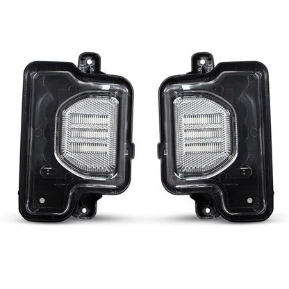 2x Clear Side Mirror Turn Signal Light for Jeep Wrangler JL (2018–2024)