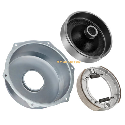 Rear Brake Drum Hub Shoes Cover for Yamaha Big Bear 400 YFM400 (2000–2004)