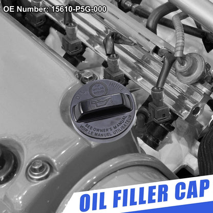 Oil Fuel Tank Cap Cover for Honda Accord (2008-2013)