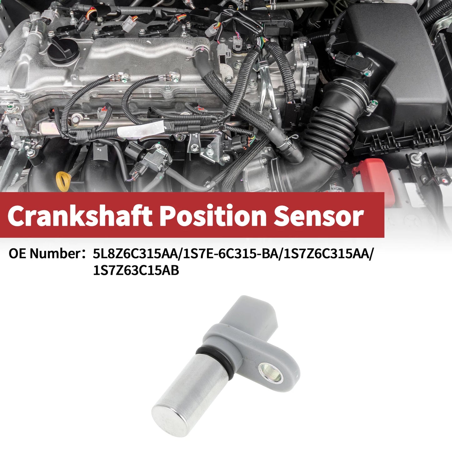 Crankshaft Position Sensor for Ford Escape 3.0 (2006-2012) 1 x Sensor