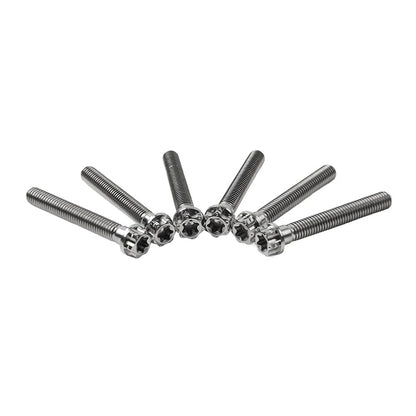 6pcs M10x55mm Titanium Torx Head Flange Bolts for Motorcycle Bike