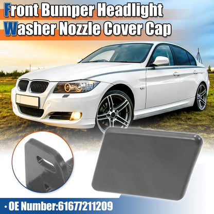 Left Side Front Bumper Headlight Washer Nozzle Cover for BMW E90 E91 (2006-2012)