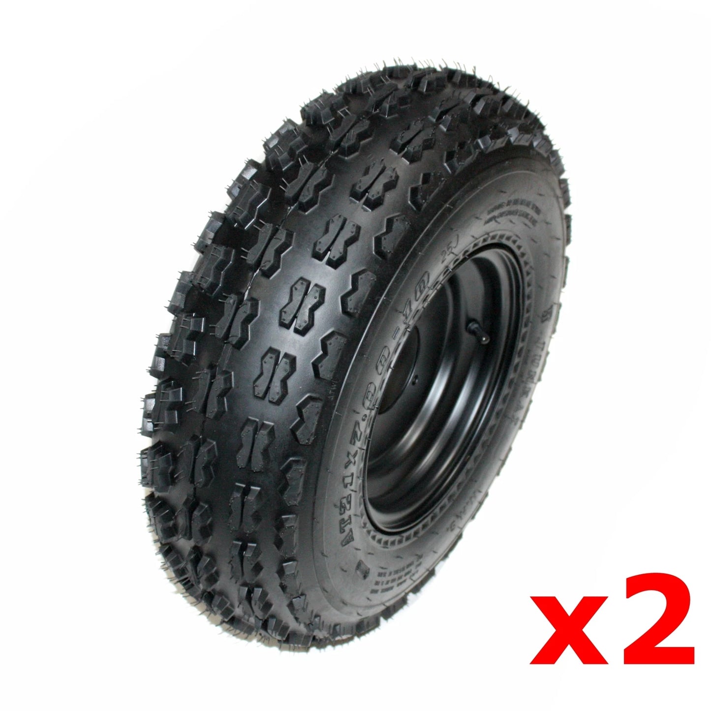 21x7-10 Front Wheel Rim Tire for 150cc 250cc Quad Dirt Bike ATV Buggy