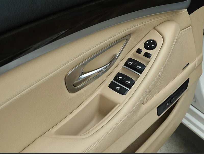 Beige Interior Window Switch Panel Handle Armrest For BMW 5 Series F10 2011-2017