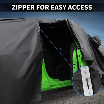 Waterproof Aluminum Film Cotton Car Cover for Toyota Vitz (2005-2015)