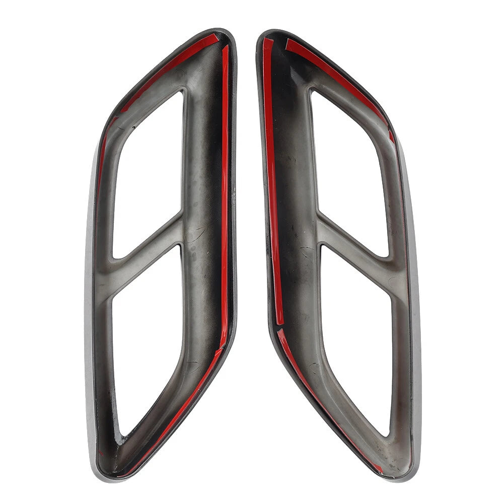 Rear Throat Exhaust Pipe Muffler Tips Cover Trim for Audi A3 (2021-2023)