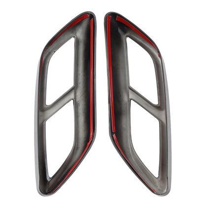 Rear Throat Exhaust Pipe Muffler Tips Cover Trim for Audi A3 (2021-2023)