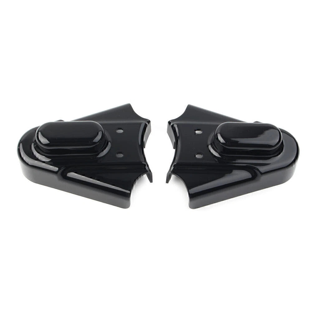 ABS Kuryakyn Gloss Black Phantom Covers for Harley Softail FXST/C