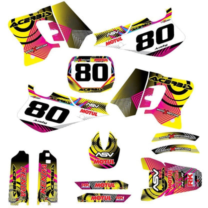 Sticker Kit for Yamaha YZ 125 YZ 250 (1993-1995) Graphic Decal Set