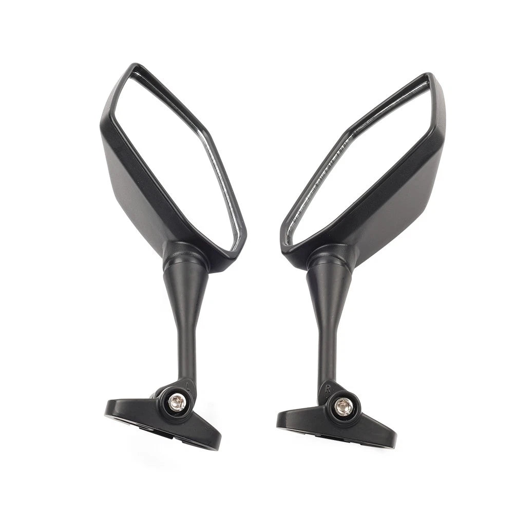 Black Rear View Side Mirrors for Honda CBR600RR (2003-2025)