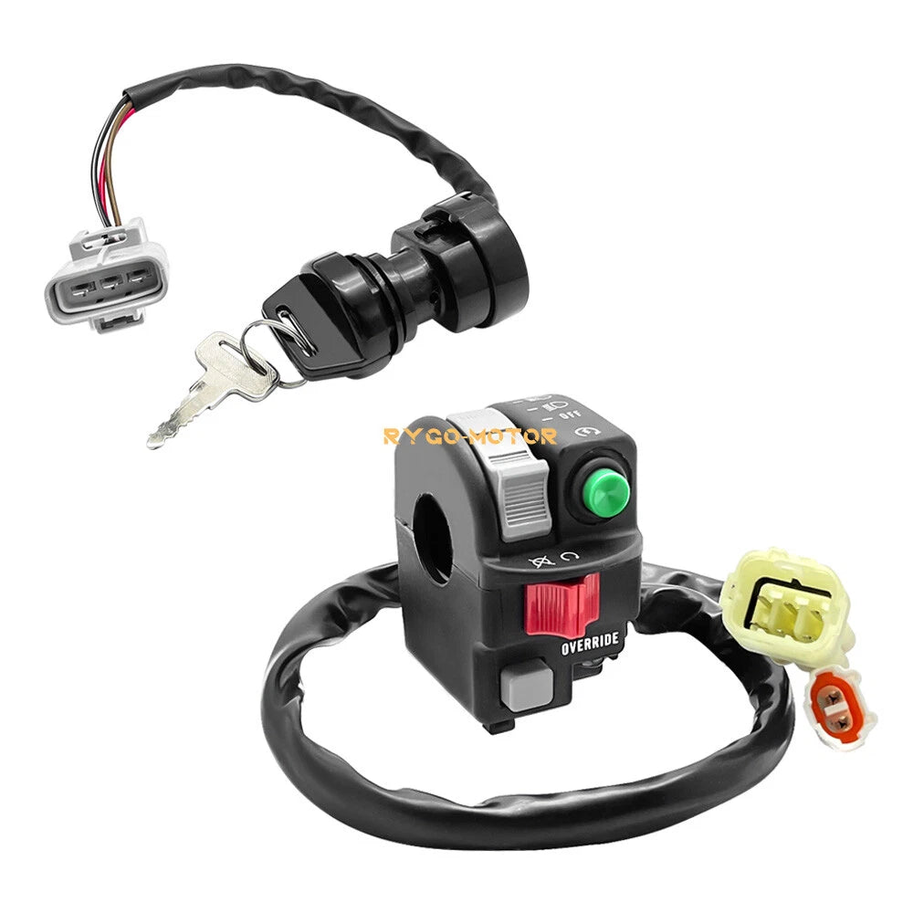 Handleabr Kill Switch & Ignition Key Switch for Yamaha Kodiak (2016–2023)