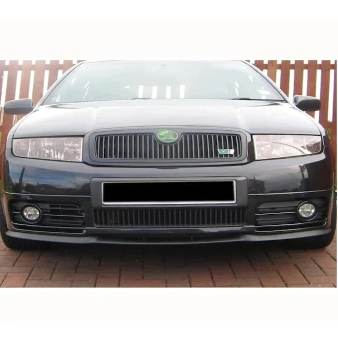 Front Bumper Lip for Skoda Fabia Cupra R (2013-2018) 3 Pcs