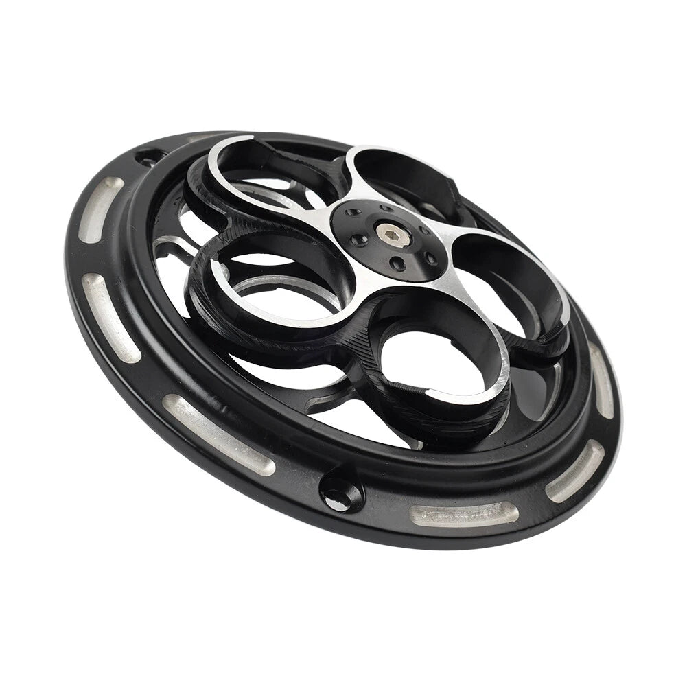 Black Engine Cooling Fan Cover for Vespa Sprint Primavera 150 (2013-2023)