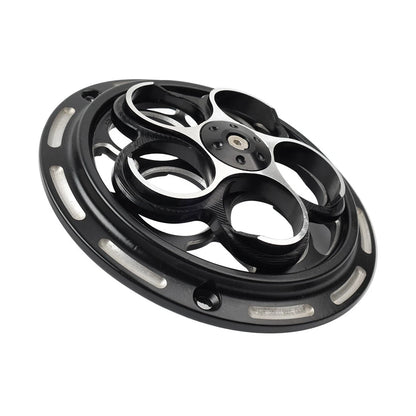 Black Engine Cooling Fan Cover for Vespa Sprint Primavera 150 (2013-2023)