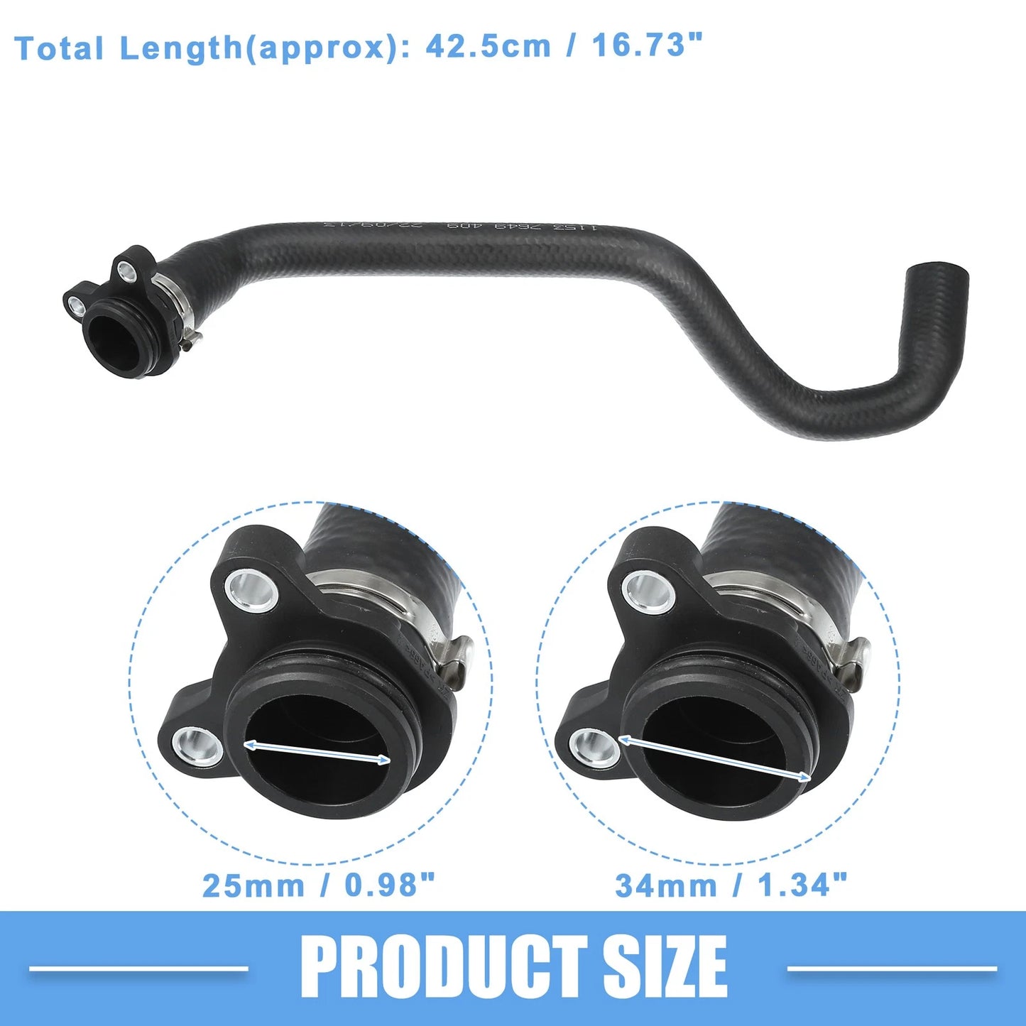 Radiator Hose for BMW X5 SDrive35i XDrive35i 3.0L L6