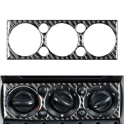 AC Switch Panel Cover Carbon Fiber for BMW Mini Cooper (2005-2006)