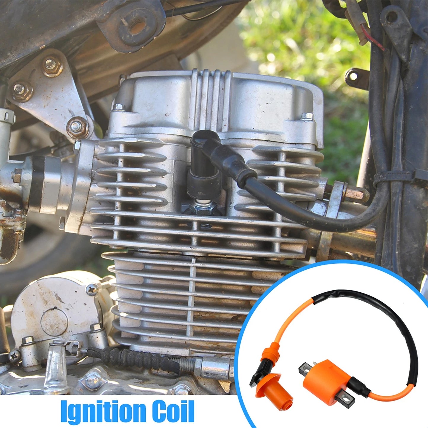 1 x Racing Ignition Coil for CG 125cc/150cc/200cc/250cc ATV Dirt Pit Bike