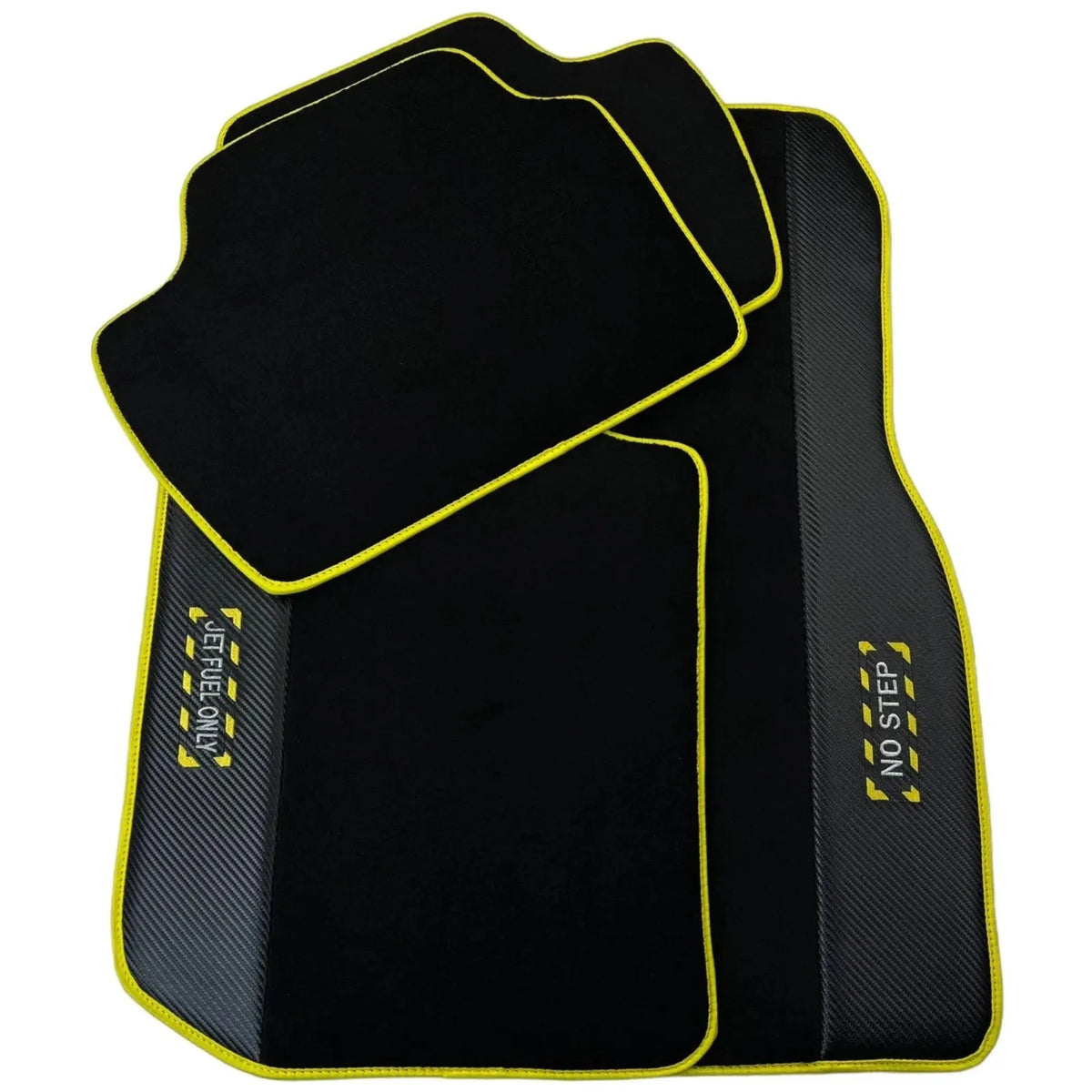 Black Floor Mats for BMW X5M F85 SUV with Carbon (2015-2019)