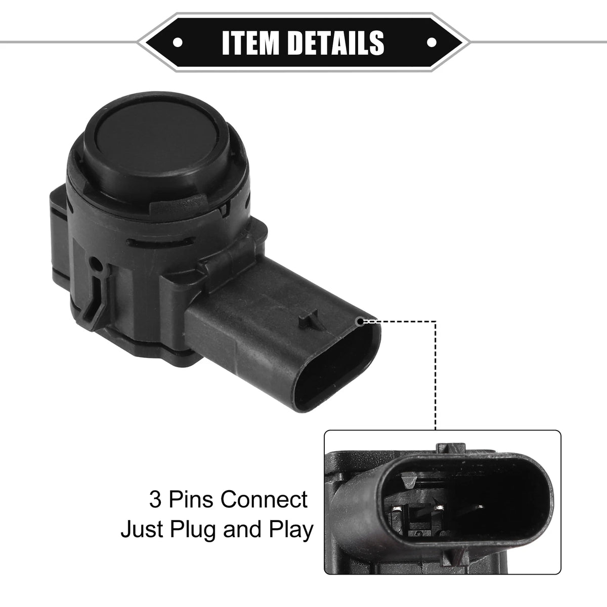 4 Pcs Rear Bumper Parking Assist Sensors for BMW 330i (2006-2013)