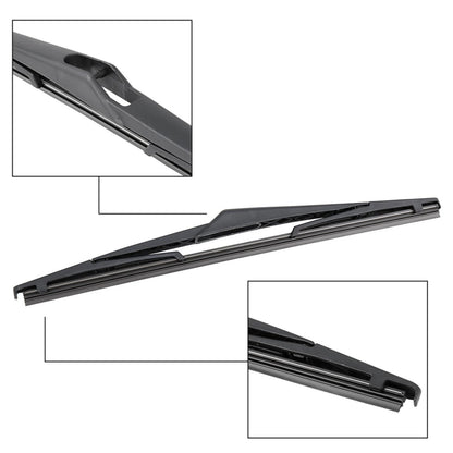 12" Rear Window Wiper Blade Arm Set for Ford Fiesta (2011-2018)