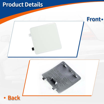 Front Bumper Tow Hook Cover for Mercedes-Benz (2010-2015) - White