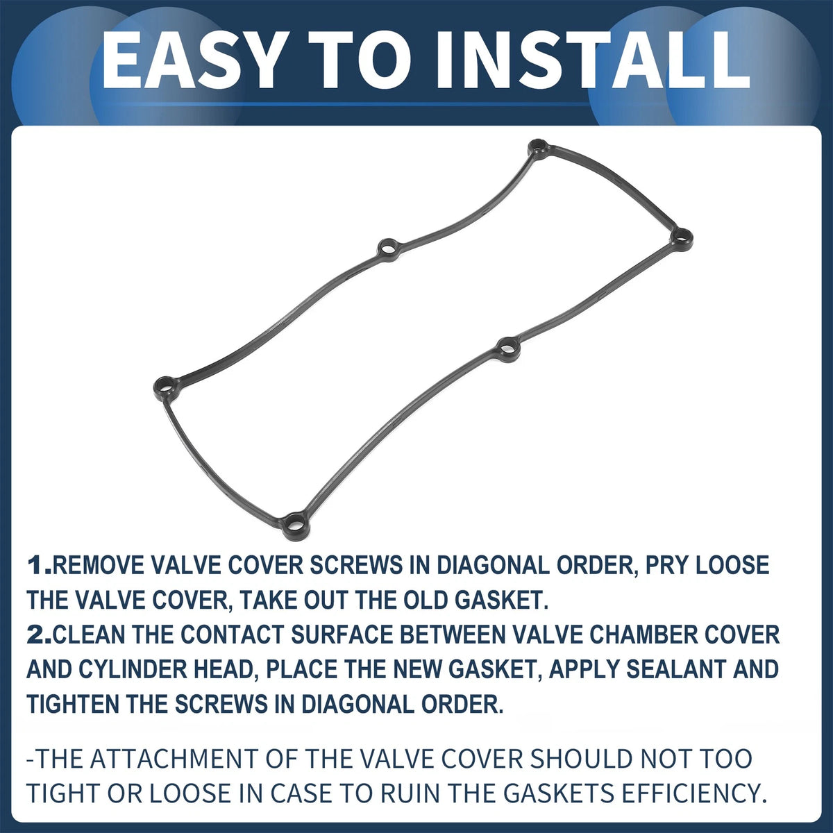 Valve Cover Gasket for Hyundai ATOS, i10 (1997-2013)