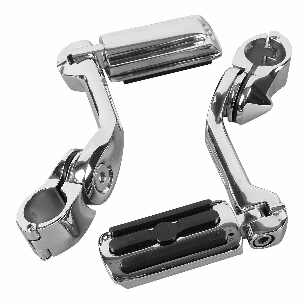 Engine Guard Crash Bar Footpegs for Harley Softail Fatboy (2000-2017)