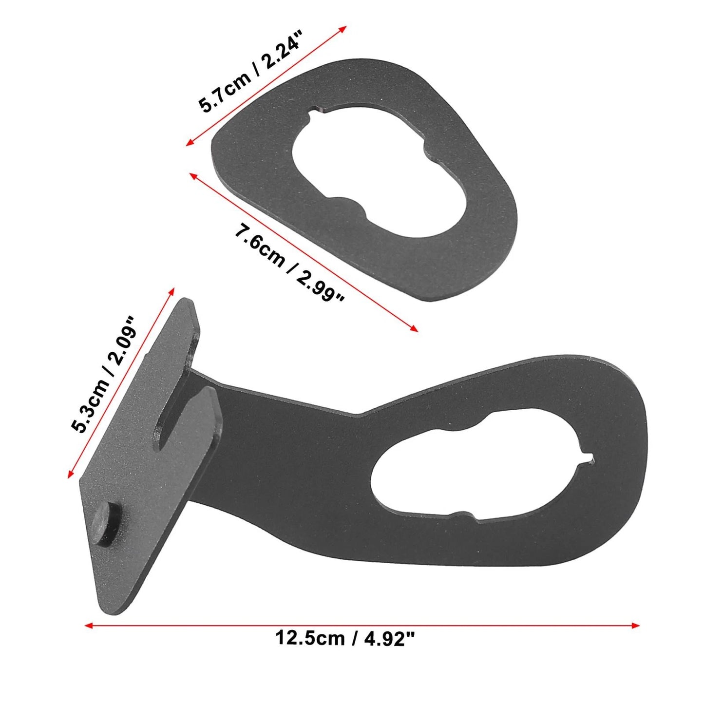 Jeep Wrangler JK JKU Microphone Holder Mount Bracket Kit (2011-2018)