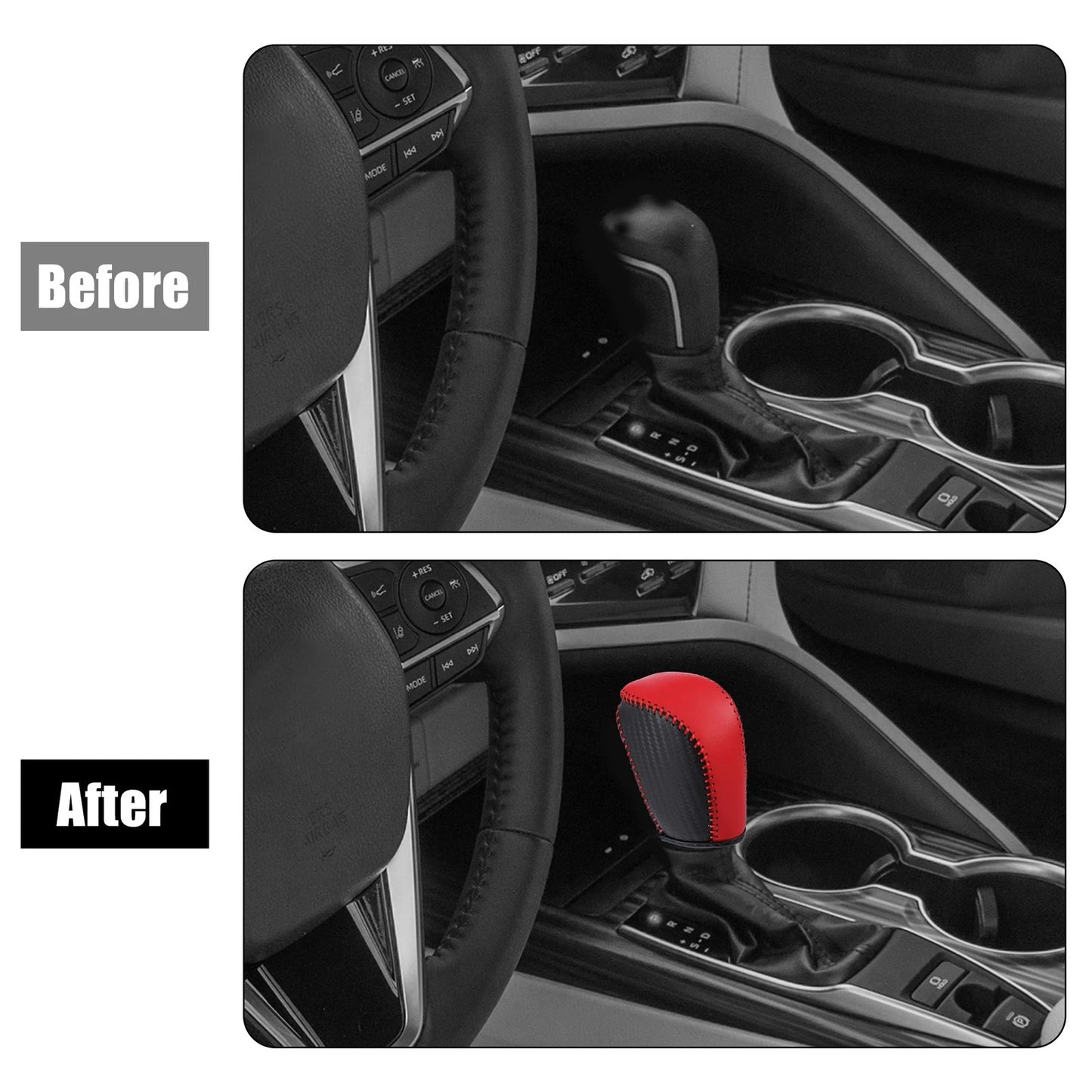 Faux Leather Gear Shift Knob Cover for Honda Accord