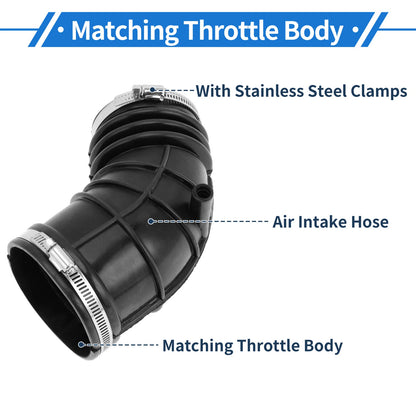 Engine Air Intake Hose with Clamps for BMW E46 E39 (2001-2005) 1 Pc